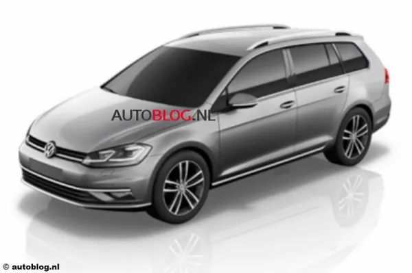 Volkswagen Golf 7 facelift : les premières images en fuite