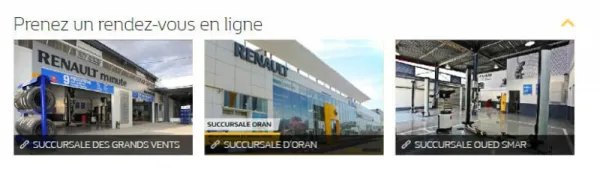 SAV Renault Algérie : prise de rendez-vous en ligne