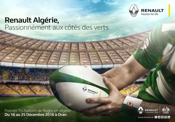 Renault Algérie est le transporteur officiel de l’équipe nationale de Rugby