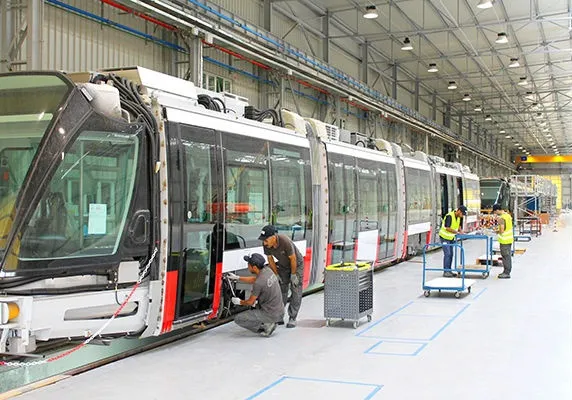 L’usine d’assemblage des rames de tramway d'Annaba réalise 30% d'intégration