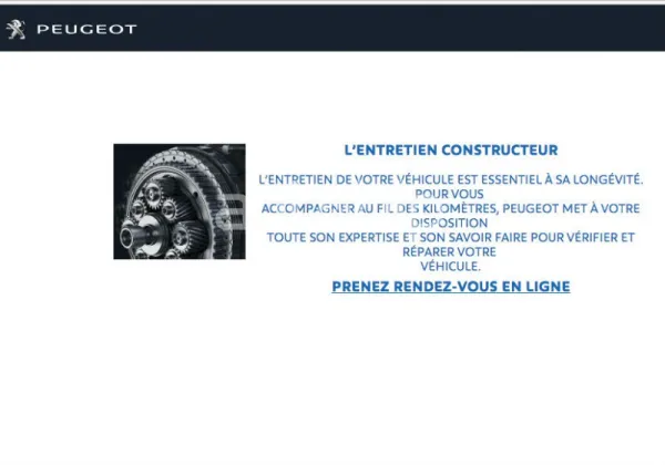 Peugeot Algérie : le Rendez-vous en ligne disponible à travers tout le territoire national