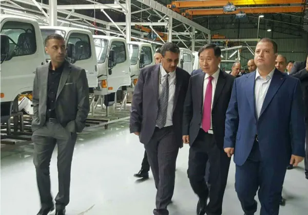 Global Motors Industries a reçu la visite du president de la branche Hyundai Utilitaires