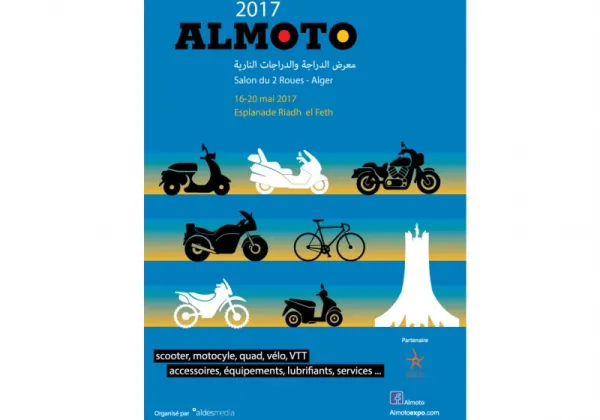 "ALMOTO", salon du 2 Roues d'Alger du 16 au 20 Mai 2017 à Riad El Feth