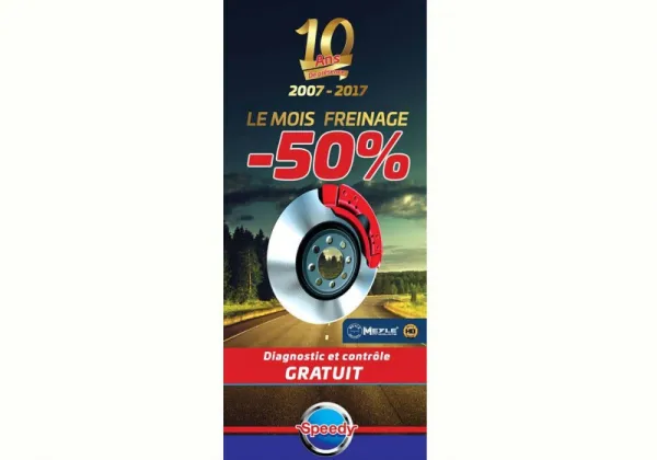 Speedy Algérie : Jusqu’à 50% de remise sur les plaquettes de freins