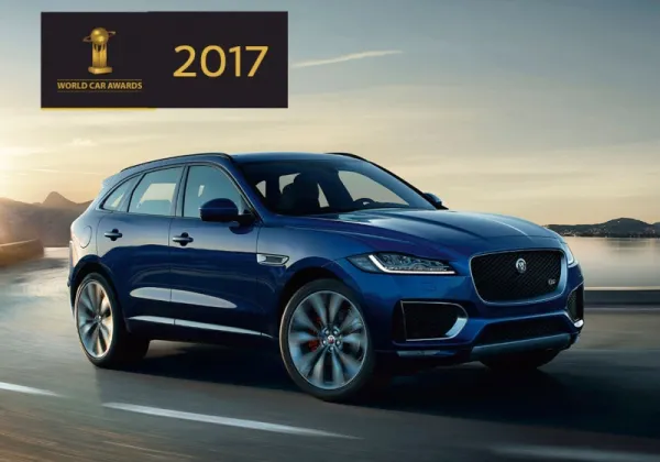 La "World Car of the Year" de 2017 est la JAGUAR F-PACE