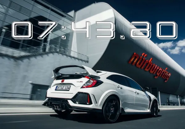 La Honda Civic type R réalise un nouveau record au Nürburgring de 7 minutes et 43,8 secondes