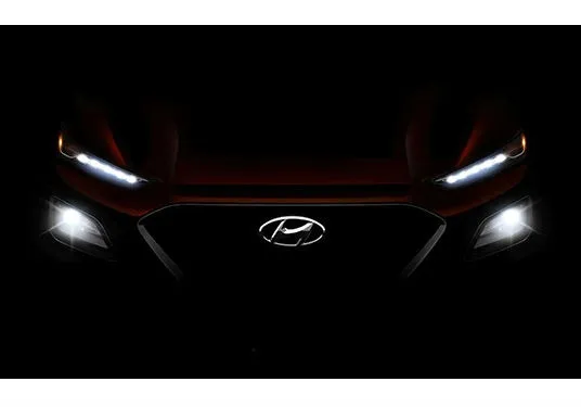 Hyundai publie une nouvelle photo de son futur SUV; le Kona