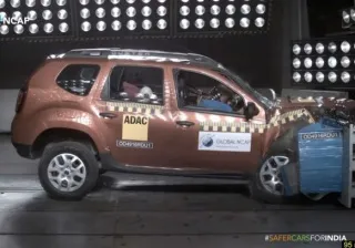 Le Dacia Duster en Inde (sans airbags) obtient 0 étoiles au Global crashtest