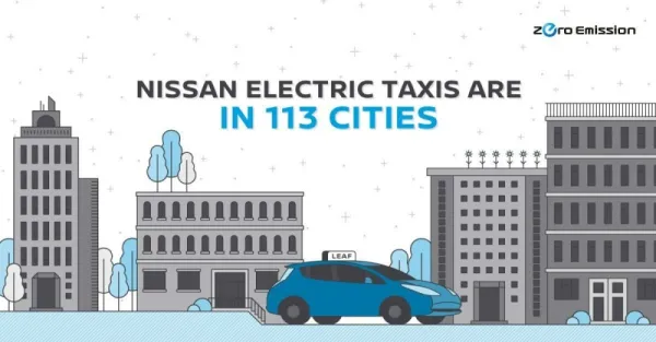Nissan contribue à la révolution des taxi 100 % électrique dans le monde