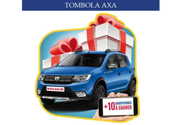 AXA Assurances Algérie lance une tombola, et vous fait gagner une Dacia Sandero ou l’un des 10 smartphones