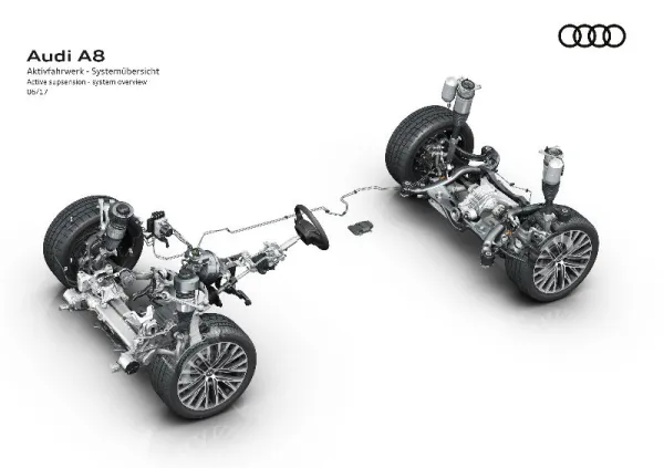 Nouvelle Audi A8: un système de suspension électromécanique entièrement actif