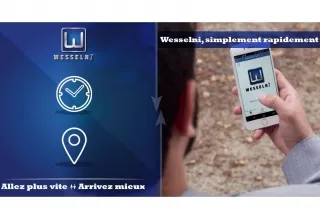 Entreprise de VTC &quot;Wesselni&quot; : Contactez une voiture avec chauffeur à partir d&#039;une application mobile