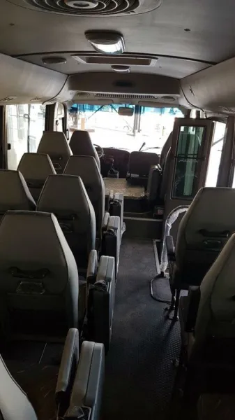 Global Motors Industries : Le premier bus made in Algérie, le Hyundai County est exposé à Bab essouar