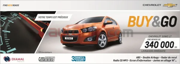 Promotion Buy & go chez Chevrolet