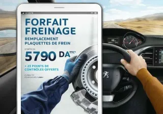 Peugeot Algérie : le forfait freinage de 5790 da TTC toujours d'actualité