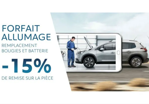 Peugeot Algérie : Remise de 15% sur les bougies et les batteries