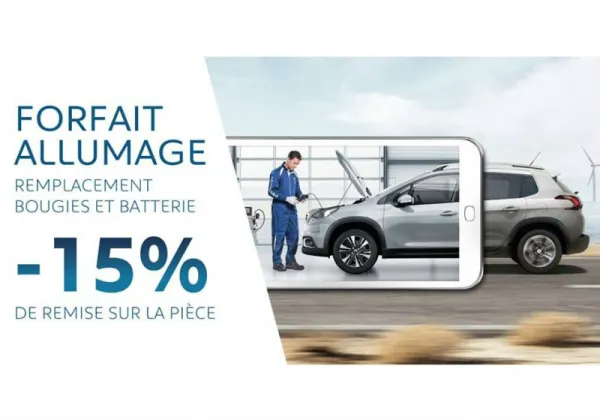 Peugeot Algérie: Forfait allumage avec 15% de remise sur la piéce