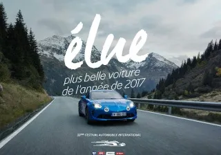 "Alpine A110" élue plus belle voiture de l’année 2017