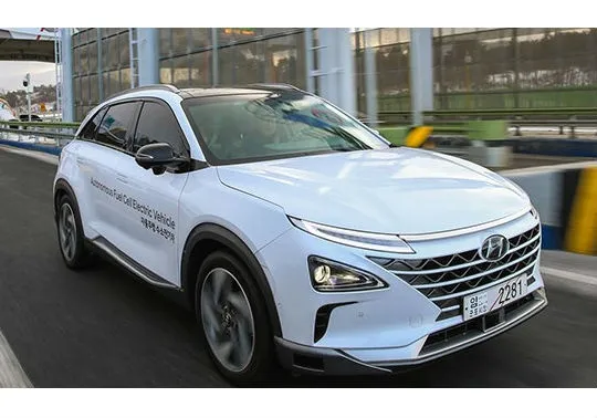 Hyundai présente un véhicule éléctrique hydrogéne d’une autonomie de 190 km