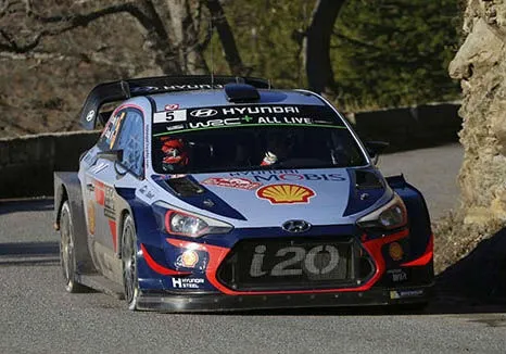 Hyundai Motorsport en tête du WRC pour le Tour de Corse