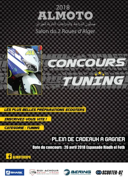 Almoto 2018: Deux concours destinés spécialement aux motards Algériens