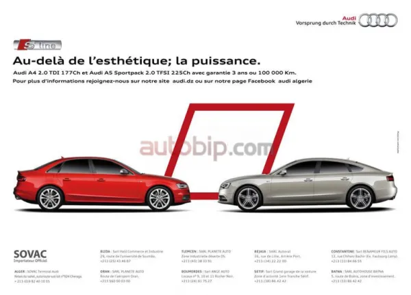 Audi A4 et A5 Sportback