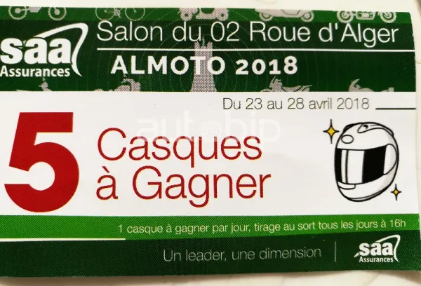 ALMOTO 2018 / SAA : 5 casques MT à gagner durant le salon