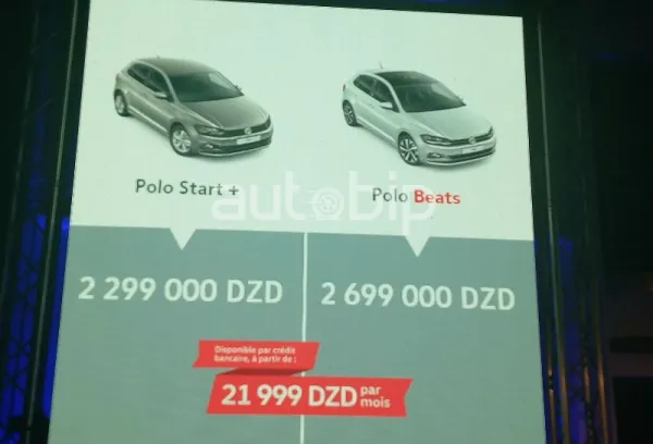 SOVAC : La nouvelle Volkswagen POLO à partir de 2.299.000 da