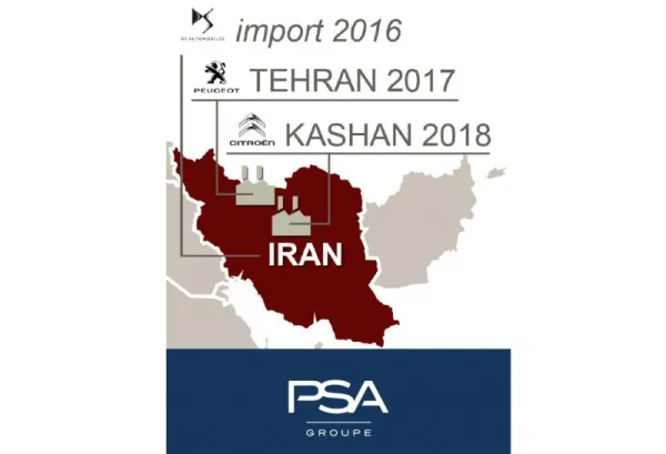 PSA suspends ses activités en IRAN