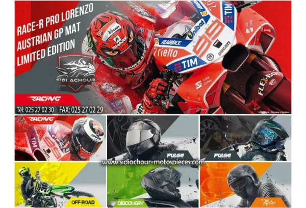Sidi Achour Motos Pièces : la nouvelle collection SHARK 2018 disponible