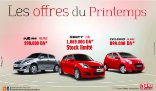 Suzuki Algérie : « Les offres du printemps »