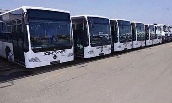 L'ETUSA réceptionne 60 bus de marque Mercedes fabriqués localement