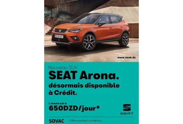 SOVAC / SEAT : Possibilité de crédit sur la ARONA