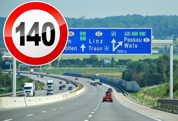 En Autriche, la limitation de vitesse sur autoroute passe à 140 km/h