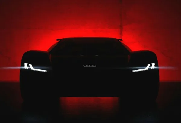 Première mondiale du concept car Audi PB18 e-tron au Pebble Beach