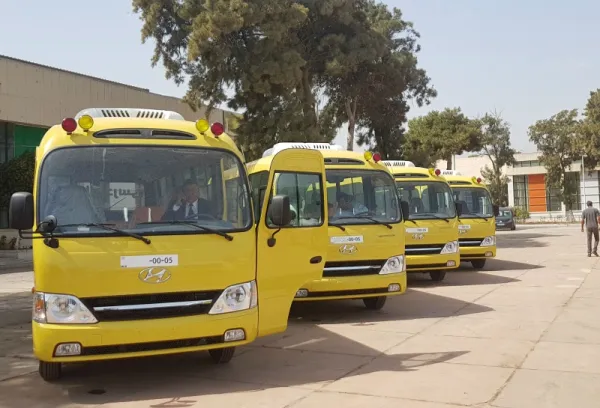 Global Motors Industries livre 150 bus scolaires au ministère de l'intérieur