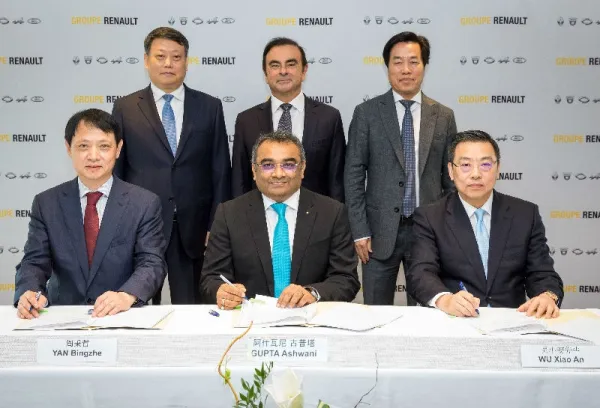 Renault et Brilliance signent un nouvel accord pour la fabrication de véhicules utilitaires légers en Chine
