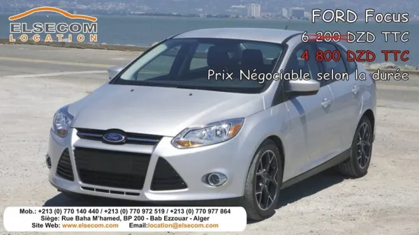 Elsecom Location : La New Ford Fiesta disponible à la location pour 3699 da/jour