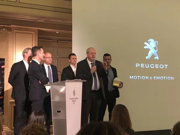 Double récompenses pour Peugeot aux Coyote Automobile Awards