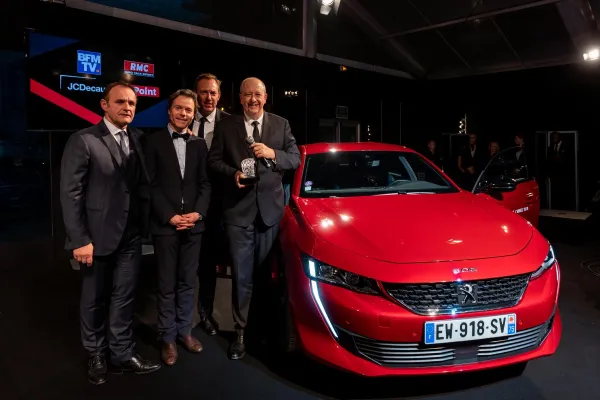 Peugeot 508 élue "Plus belle voiture de l’année 2018 "