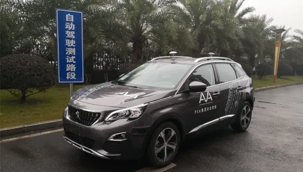 Le Groupe PSA démarre ses essais de conduite autonome en Chine