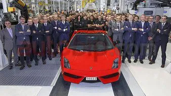 توديع آخر سيارة Lamborghini Gallardo