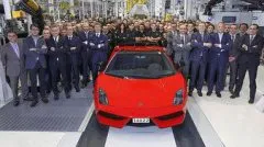 توديع آخر سيارة Lamborghini Gallardo