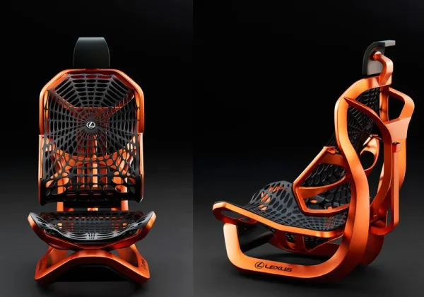 Kinetic seat concept: المقعد المستقبلي من تصميم لكزس