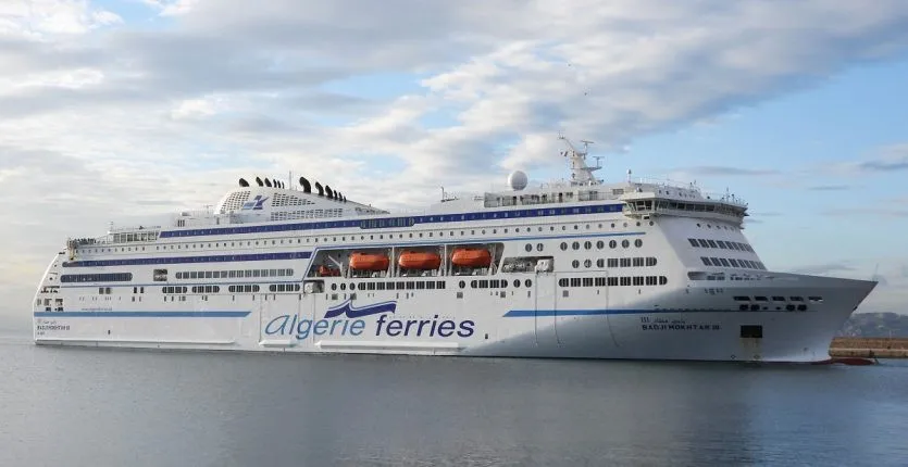 Transport maritime : le car-ferry Tariq Ibn Ziyad de retour en Algérie après le parachèvement des travaux de maintenance et de rénovation